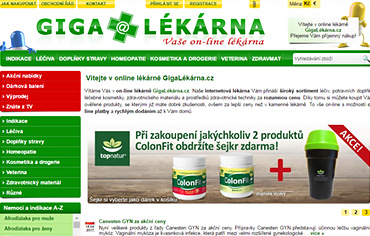 Giga lékárna eshop