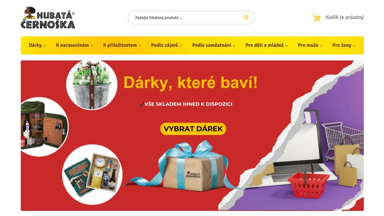 různá provedení dárků, které potěší