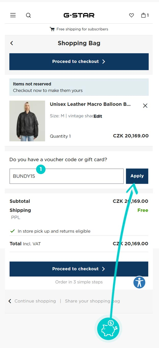 Návod jak uplatnit slevový kód v košíku e-shopu EKOI