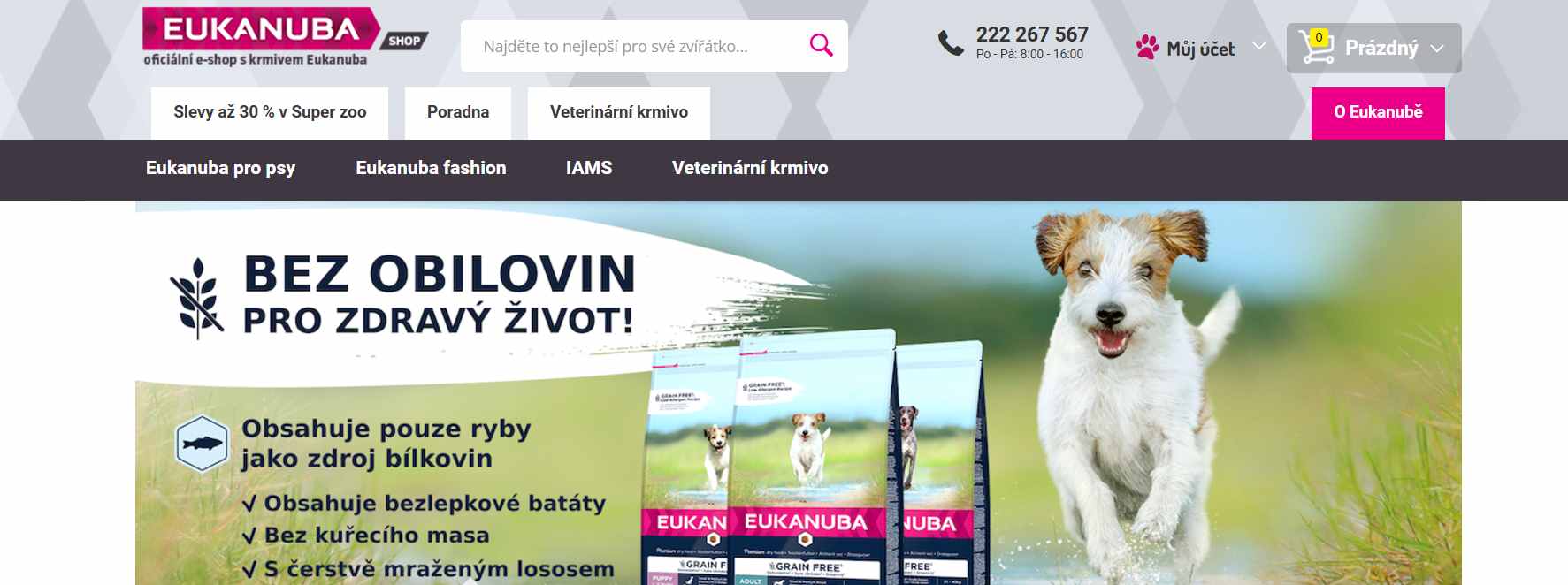 Eukanuba webove stranky