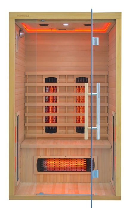 Infra sauna v dřevěném dekoru