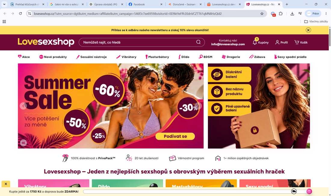 Hlavní stránka Lovesexshop.cz