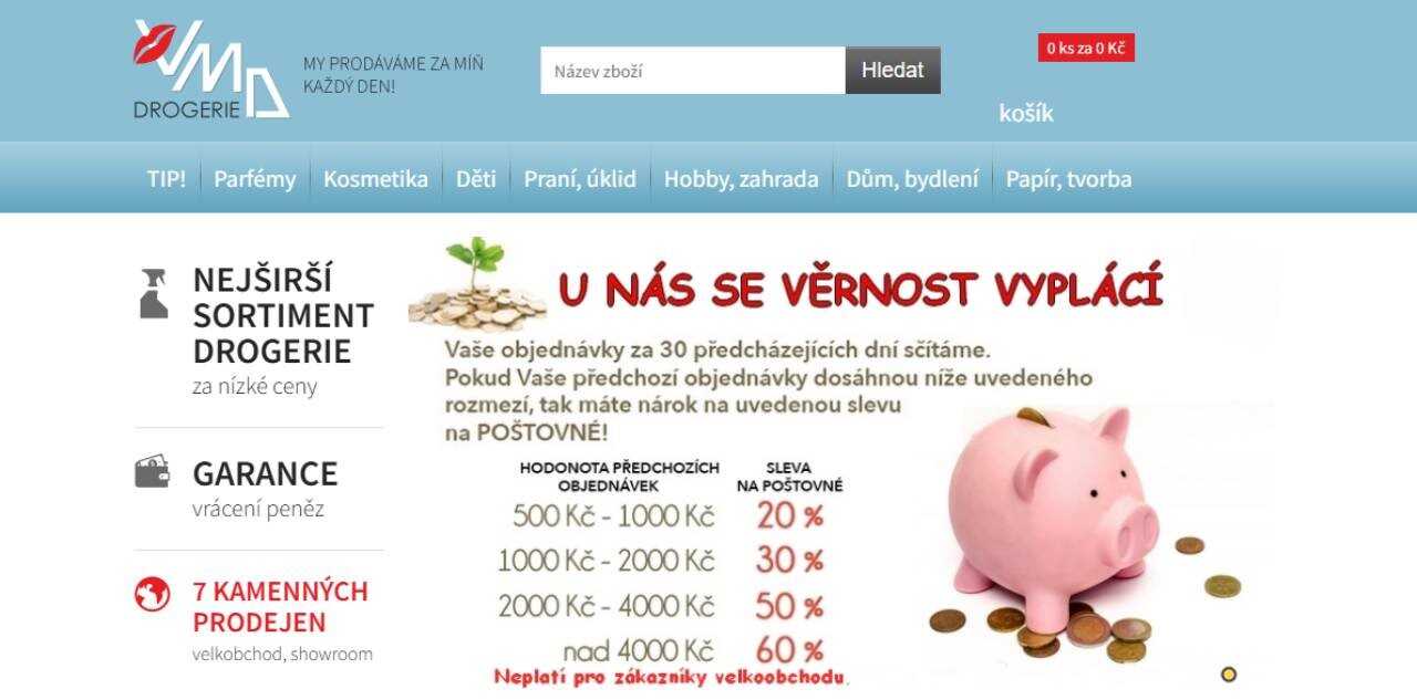Vmd-drogerie.cz - e-shop