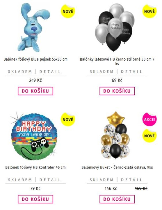Moje party - balónek pes i balónky k narozeninám