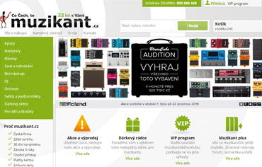 Muzikant.cz eshop