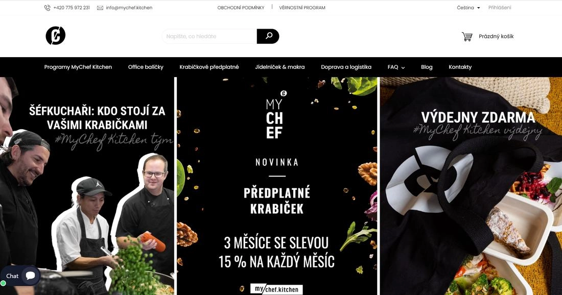 Homepage MyChef Kitchen