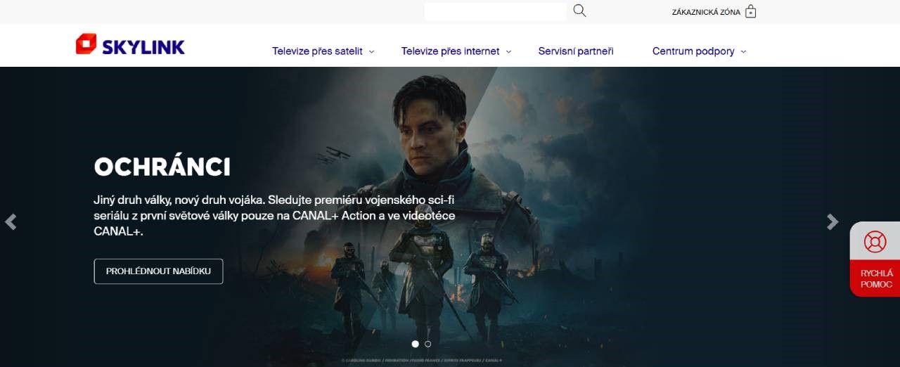 vojenský sci-fi seriál Ochránci