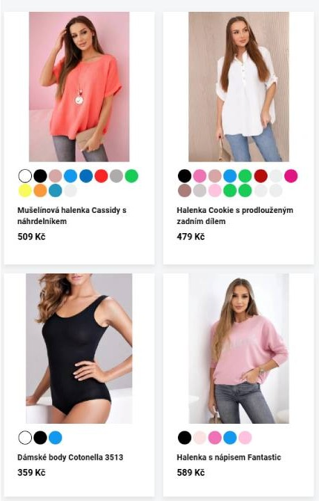 Leontyna.cz eshop - nabídka produktů